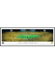 Blakeway Panoramas Michigan Wolverines Under The Lights Standard Framed Posters