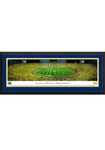 Blakeway Panoramas Michigan Wolverines Under The Lights Deluxe Framed Posters