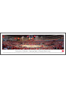 Blakeway Panoramas Nebraska Cornhuskers Basketball Panorama Framed Posters