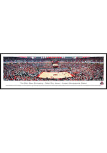White Ohio State Buckeyes Value City Arena- Jerome Schottenstein Center Standard Framed Posters