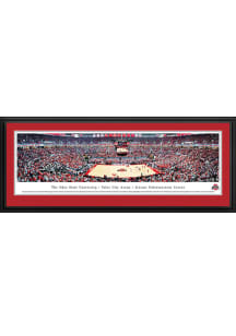 Red Ohio State Buckeyes Value City Arena- Jerome Schottenstein Center Deluxe Framed Posters