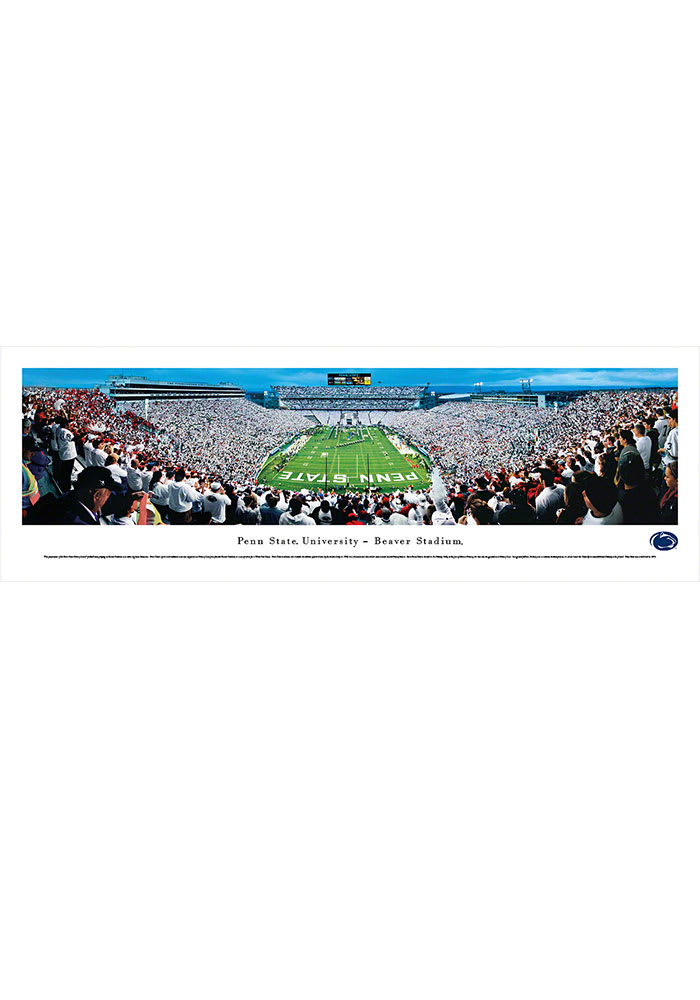 Penn State Nittany Lions Beaver Stadium Endzone Tubed Unframed Poster