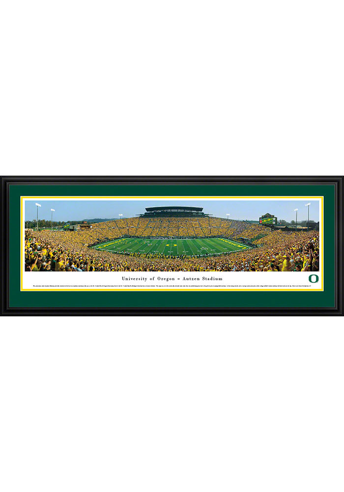 Oregon Ducks Football 2 Panorama Deluxe Framed Posters