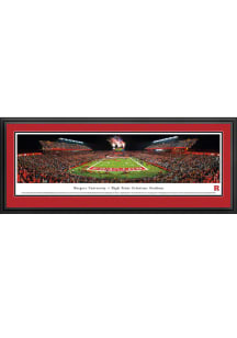 Blakeway Panoramas Rutgers Scarlet Knights High Point Solutions Stadium Big 10 Deluxe Framed Pos..