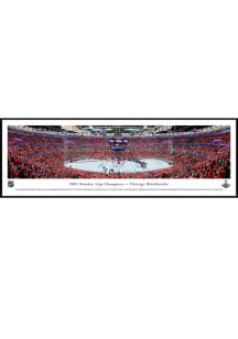 Blakeway Panoramas Chicago Blackhawks 2015 Stanley Cup Champions Standard Framed Posters