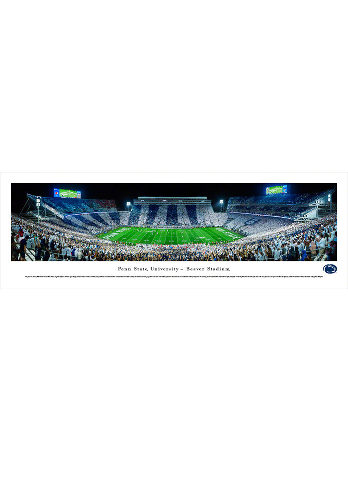 Penn State Nittany Lions Beaver Stadium Striped Tubed Unframed Poster