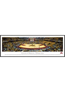 Maroon Minnesota Golden Gophers Basketball Standard Panorama Framed Posters