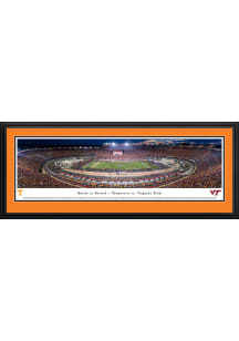 Blakeway Panoramas Tennessee Volunteers Battle at Bristol TN vs VT Deluxe Framed Posters
