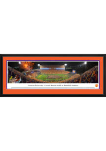 Blakeway Panoramas Clemson Tigers Football Night Game Deluxe Framed Posters
