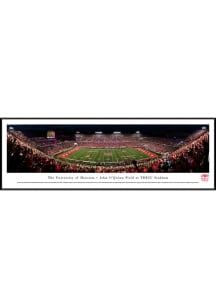 Blakeway Panoramas Houston Cougars Football Night Game Standard Framed Posters