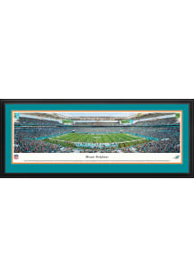 Blakeway Panoramas Miami Dolphins 50 Yard Line Deluxe Framed Posters