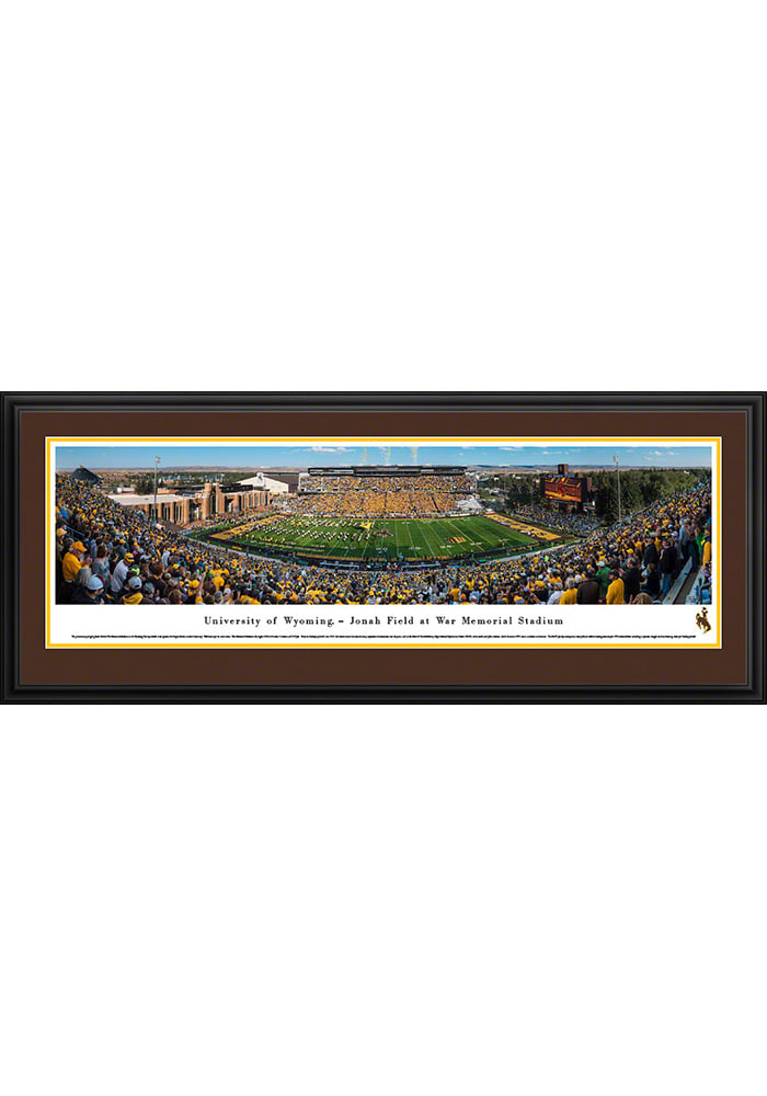 Wyoming Cowboys Football Deluxe Framed Posters