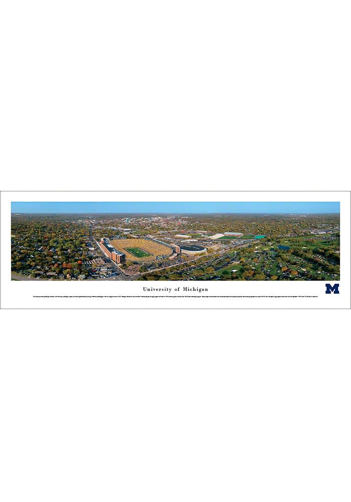 Michigan Vs Michigan State Hockey Big Chill At The Big House Panoramic Wall Art Print - Panorama Wall Decor - NCAA - Blakeway Panoramas