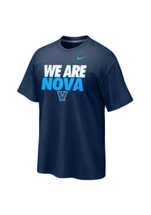 Nike Villanova Wildcats Navy Blue We Are Short Sleeve T Shirt