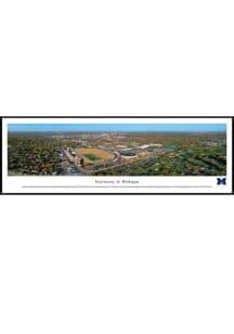 Blakeway Panoramas Michigan Wolverines Aerial Standard Framed Posters