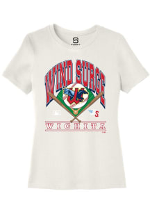 Summit Sportswear Wichita Wind Surge Womens White Homefield Short Sleeve T-Shirt