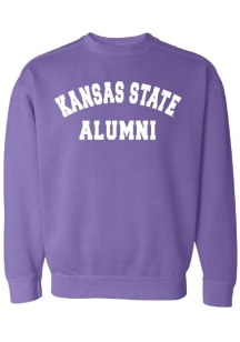 K-State Wildcats Womens Purple Alumni Crew Sweatshirt