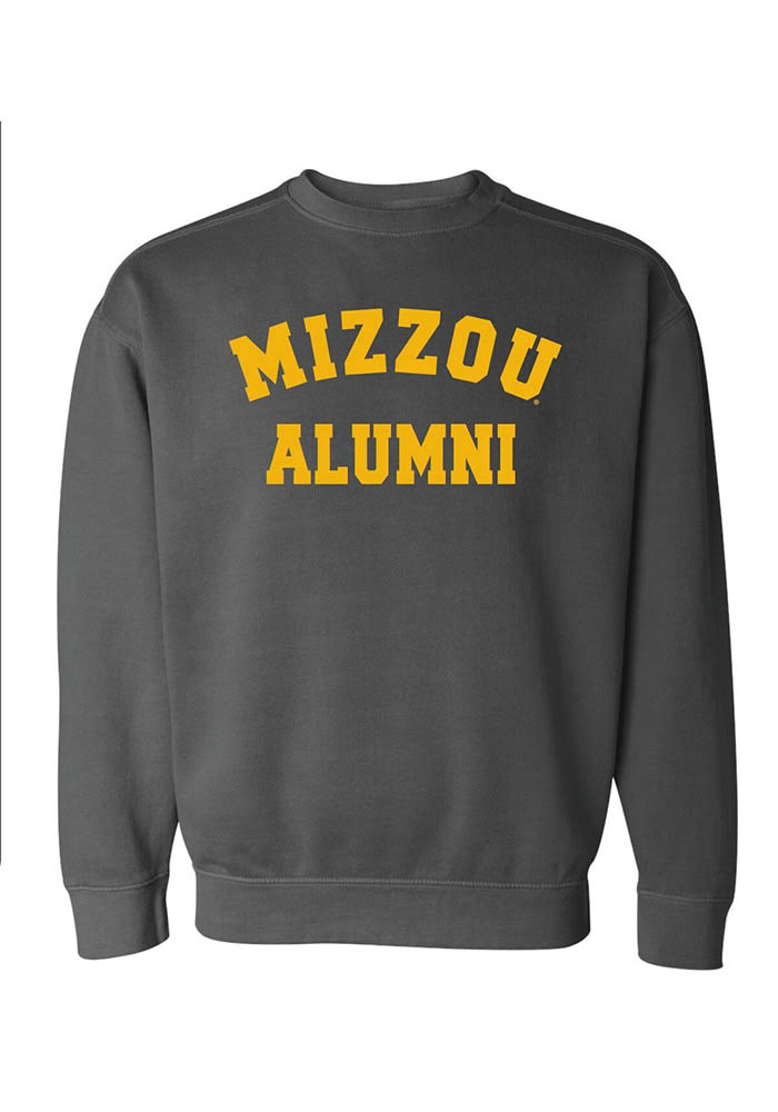 Missouri Tigers Womens Grey Alumni Crew Sweatshirt