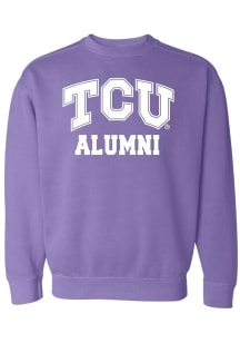 TCU Horned Frogs Womens Purple Alumni Crew Sweatshirt
