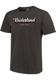Texas Tech Red Raiders Womens Grey Comfort Colors Short Sleeve T-Shirt
