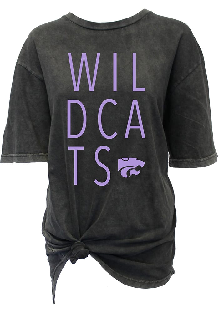 K-State Wildcats Womens Black Blake Short Sleeve T-Shirt