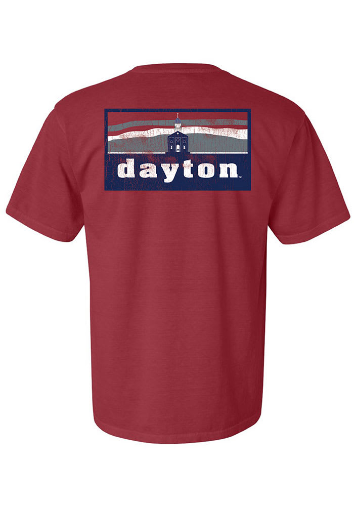 Dayton Flyers Womens Crimson Comfort Colors Short Sleeve T-Shirt