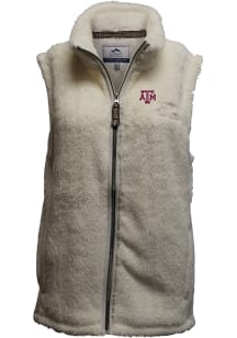 Texas A&amp;M Aggies Womens White Double Plush Vest