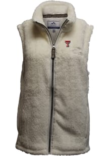 Texas Tech Red Raiders Womens White Double Plush Vest