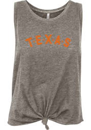 Texas Women's Grey Wordmark Tank Top