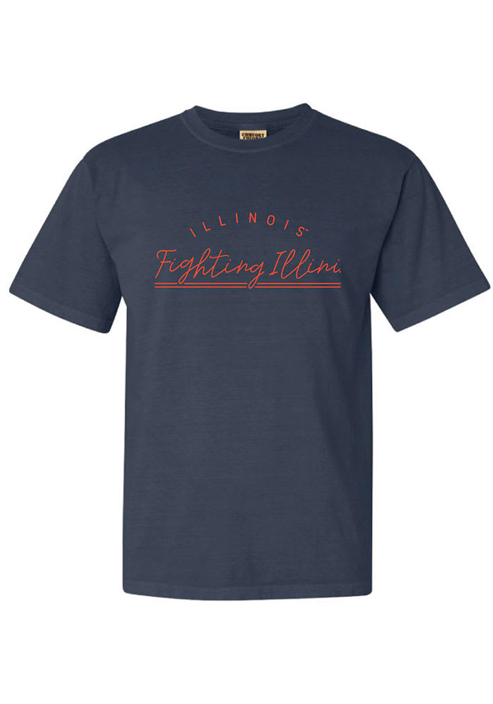 Champion Illinois Fighting Illini White Primary Logo Short Sleeve T Shirt