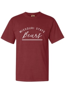 Missouri State Bears Womens Maroon New Basic Short Sleeve T-Shirt