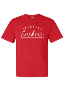 Nebraska Cornhuskers Womens Red New Basic Short Sleeve T-Shirt