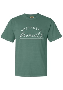Northwest Missouri State Bearcats Womens Green New Basic Short Sleeve T-Shirt