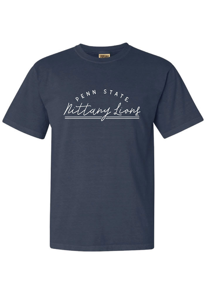 Penn State Nittany Lions Womens Navy Blue New Basic Short Sleeve T-Shirt
