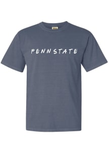 Penn State Nittany Lions Wordmark Dots Short Sleeve T-Shirt - Navy Blue
