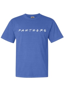 Pitt Panthers Womens Blue Wordmark Dots Short Sleeve T-Shirt
