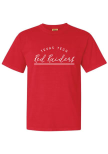 Texas Tech Red Raiders Womens Red New Basic Short Sleeve T-Shirt