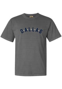 Dallas Women's Grey Arched Wordmark Short Sleeve T-Shirt