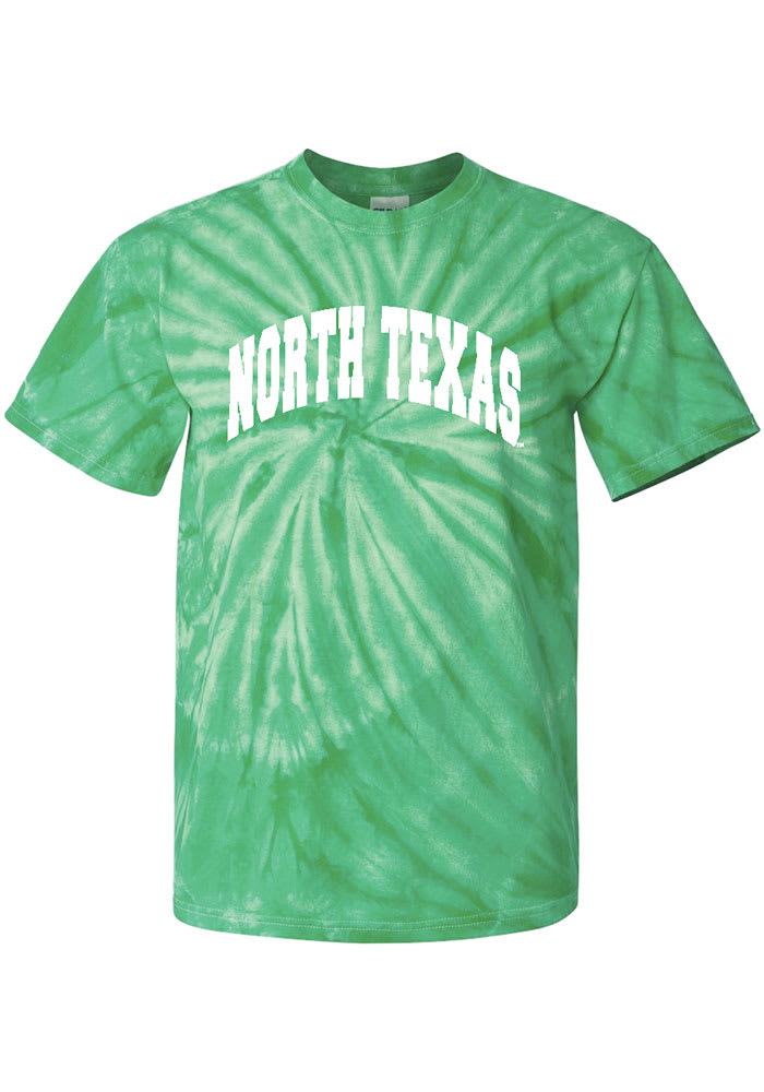 North Texas Mean Green Womens Kelly Green Quinn Tie Dye Short Sleeve T-Shirt