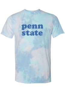 Penn State Nittany Lions Womens Blue Natasha Tie Dye Short Sleeve T-Shirt