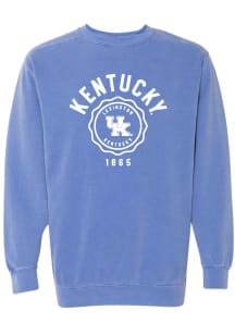 Kentucky Wildcats Womens Blue Seal Crew Sweatshirt