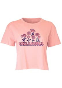Oklahoma Womens Pink Rosa Short Sleeve T-Shirt