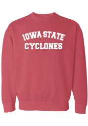 Iowa State Cyclones Womens Crimson Classic Block Crew Sweatshirt