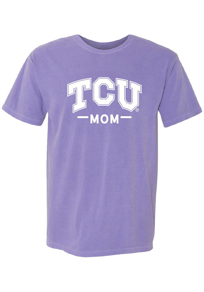 TCU Horned Frogs Womens Purple Mom Short Sleeve T-Shirt