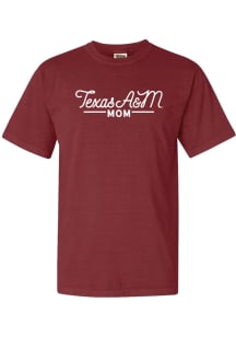 Texas A&amp;M Aggies Womens Brown Mom Short Sleeve T-Shirt