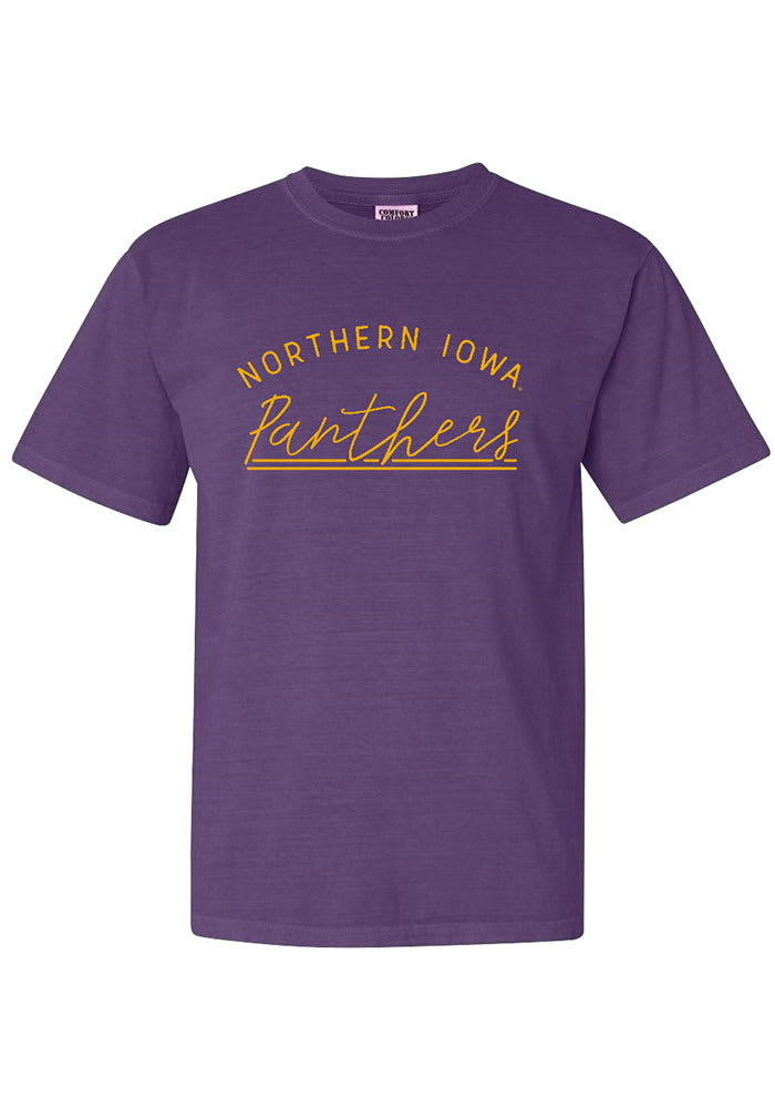 Northern Iowa Panthers Womens Purple New Basic Short Sleeve T-Shirt