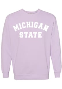 Michigan State Spartans Womens Purple Classic Crew Sweatshirt