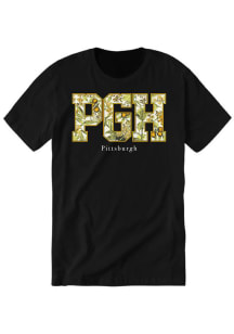 Pittsburgh Womens Black PGH Infill Short Sleeve T-Shirt