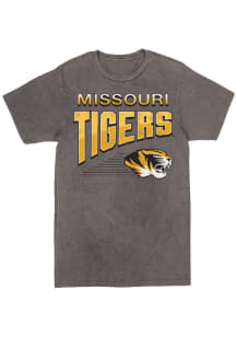 Missouri Tigers Womens Black Vintage Short Sleeve T-Shirt
