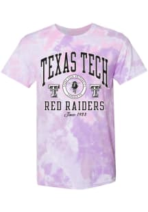 Texas Tech Red Raiders Womens Pink Natasha Short Sleeve T-Shirt